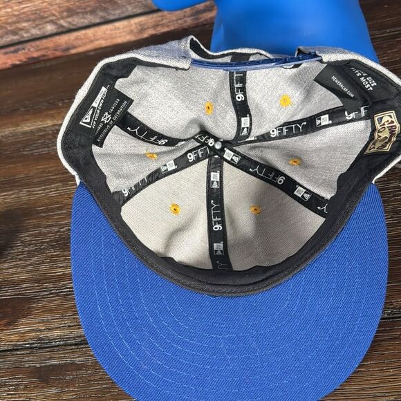 New Era Gray and Blue Golden State Warriors The City Snapback Hat - Picture 5 of 6
